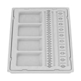 Beaded Measuring Board 4 Straight Channels 4 Recessed Compartments Bead Design Board for Creating Bracelets Necklaces In Australia - Darrahopens