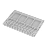 Beaded Measuring Board 4 Straight Channels 4 Recessed Compartments Bead Design Board for Creating Bracelets Necklaces In Australia - Darrahopens