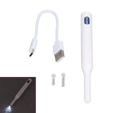 Wireless Otoscope 2.4Ghz Wireless 360 Degrees Wide Angle Lens 20fps CMOS Type C Charging Ear Scope for Home Hospital A