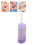 Electric Oral Irrigator 3 Modes High Frequency Pulse IPX7 Waterproof Portable Dental Oral Irrigator Teeth Cleaner Purple