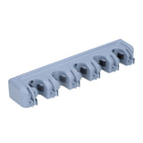 Mop Broom Holder Multifunctional Space Saving Broom Wall Mounted Rack for Kitchen Bathroom Garden Garage A