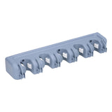 Mop Broom Holder Multifunctional Space Saving Broom Wall Mounted Rack for Kitchen Bathroom Garden Garage B