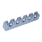 Mop Broom Holder Multifunctional Space Saving Broom Wall Mounted Rack for Kitchen Bathroom Garden Garage B