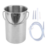 Stainless Steel Enema Bucket Food Grade Coffee Enema Bucket Kit for Household Cleaning Detox Equipment