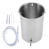 Stainless Steel Enema Bucket Food Grade Coffee Enema Bucket Kit for Household Cleaning Detox Equipment