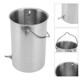 Stainless Steel Enema Bucket Food Grade Coffee Enema Bucket Kit for Household Cleaning Detox Equipment