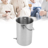 Stainless Steel Enema Bucket Food Grade Coffee Enema Bucket Kit for Household Cleaning Detox Equipment