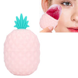Pineapple Style Face Massage Ice Cube Roller Silicone Face Massage Ice Tray Mold Skin Care Beauty Tool Pink