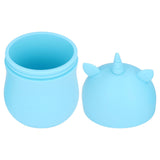 Ice Massage Roller Silica Gel Face Massage Shrink Pore Portable Facial Ice Roller Skin Care Ice Cube Tray Blue