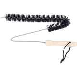 Stainless Steel Dryer Vent Cleaner Brush Multifunctional Bendable Pipe Cleaning Brush with Wood Handle for Home In Australia - Darrahopens