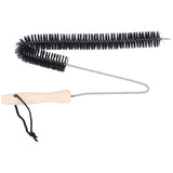 Stainless Steel Dryer Vent Cleaner Brush Multifunctional Bendable Pipe Cleaning Brush with Wood Handle for Home In Australia - Darrahopens