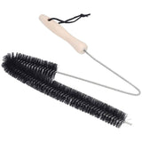 Stainless Steel Dryer Vent Cleaner Brush Multifunctional Bendable Pipe Cleaning Brush with Wood Handle for Home In Australia - Darrahopens