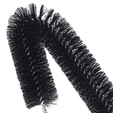 Stainless Steel Dryer Vent Cleaner Brush Multifunctional Bendable Pipe Cleaning Brush with Wood Handle for Home