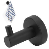Stainless Steel Round Hook Wall Mount Towel Robe Coat Hook Utility Shower Towel Hanger for Bathroom Kitchen Home Hotel