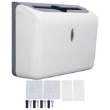 Paper Towel Dispenser Wall Mounted Safe Sturdy ABS Glossy Corner Bathroom Paper Towel Holder for Bathroom Toilet