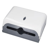 Paper Towel Dispenser Wall Mounted Safe Sturdy ABS Glossy Corner Bathroom Paper Towel Holder for Bathroom Toilet