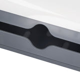 Paper Towel Dispenser Wall Mounted Safe Sturdy ABS Glossy Corner Bathroom Paper Towel Holder for Bathroom Toilet