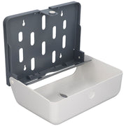Paper Towel Dispenser Wall Mounted Safe Sturdy ABS Glossy Corner Bathroom Paper Towel Holder for Bathroom Toilet
