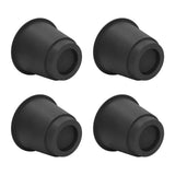 4 Pcs Plastic Furniture Risers 5 Inch Heavy Duty Stackable Circle Bed Lifter for Bed Chair Table Sofa Black In Australia - Darrahopens