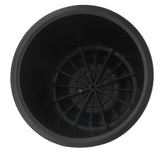 4 Pcs Plastic Furniture Risers 5 Inch Heavy Duty Stackable Circle Bed Lifter for Bed Chair Table Sofa Black