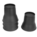 4pcs Furniture Risers 6 Inches Horn Shaped Black Plastic Heavy Duty Riser for Bed Sofa In Australia - Darrahopens