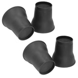 4pcs Furniture Risers 6 Inches Horn Shaped Black Plastic Heavy Duty Riser for Bed Sofa In Australia - Darrahopens