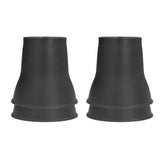 4pcs Furniture Risers 6 Inches Horn Shaped Black Plastic Heavy Duty Riser for Bed Sofa In Australia - Darrahopens