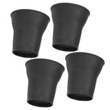 4pcs Furniture Risers 6 Inches Horn Shaped Black Plastic Heavy Duty Riser for Bed Sofa In Australia - Darrahopens