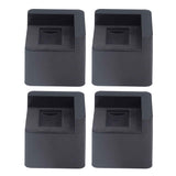 4pcs Bed Risers Corner Fixed Casters Increasing Height 2200 Lb Load Bearing Plastic Furniture Leg Risers for Home In Australia - Darrahopens