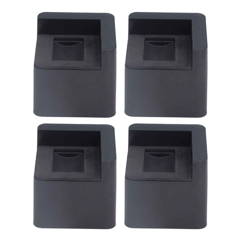 4pcs Bed Risers Corner Fixed Casters Increasing Height 2200 Lb Load Bearing Plastic Furniture Leg Risers for Home In Australia - Darrahopens