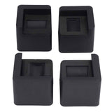 4pcs Bed Risers Corner Fixed Casters Increasing Height 2200 Lb Load Bearing Plastic Furniture Leg Risers for Home In Australia - Darrahopens