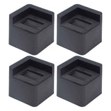 4pcs Bed Risers Corner Fixed Casters Increasing Height 2200 Lb Load Bearing Plastic Furniture Leg Risers for Home In Australia - Darrahopens