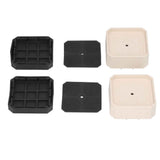 8 Set Full Covered Bed Risers Shockproof Stackable Furniture Risers for Refrigerator Washing Machine Base Tables Chairs In Australia - Darrahopens