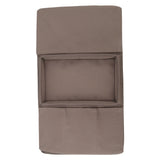 Sofa Tray Folding Arm Storage Holder Table 600D Oxford Cloth Side Pockets for Couch Coffee
