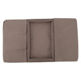 Sofa Tray Folding Arm Storage Holder Table 600D Oxford Cloth Side Pockets for Couch Coffee