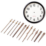 Clock Repairing Replacement Kit with Walnut Wood Hands and Quartz Movement Parts for Watch DIY