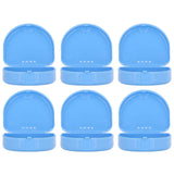 12 Pcs Denture Box Plastic Tooth Dental Orthodontic Retainer Compact Storage Case