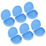 12 Pcs Denture Box Plastic Tooth Dental Orthodontic Retainer Compact Storage Case