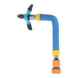 Trampoline Sprinkler Auto Rotate Children Outdoors Plastic Whirling Sprinkler for Summer Gardening Small