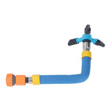Trampoline Sprinkler Auto Rotate Children Outdoors Plastic Whirling Sprinkler for Summer Gardening Small