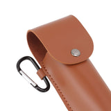Outdoor Survival Multitool Stainless Steel Hole Drilling Punching Tool with Storage Bag Brown