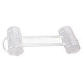 Beer Mug Anti Drop Crystal Lead Free Drinking Glasses with Handle for Bar KTV Freezer