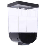 Square Dry Food Dispenser Wall Mounted Grain Storage Container Laundry Bead Cereal Dispenser for Kitchen1L In Australia - Darrahopens
