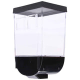 Square Dry Food Dispenser Wall Mounted Grain Storage Container Laundry Bead Cereal Dispenser for Kitchen1L In Australia - Darrahopens