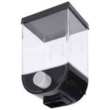 Square Dry Food Dispenser Wall Mounted Grain Storage Container Laundry Bead Cereal Dispenser for Kitchen1L In Australia - Darrahopens