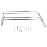 Stainless Steel Double Row Wine Glass Stemware Rack Hanging Stemware Holder Under CabinetM In Australia - Darrahopens
