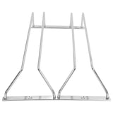 Stainless Steel Double Row Wine Glass Stemware Rack Hanging Stemware Holder Under CabinetM In Australia - Darrahopens