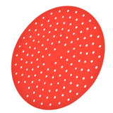 20cm Anti Slip Round Cooking Fryer Mat Anti Sticking Silicone Steamer Liners For KitchenRed In Australia - Darrahopens