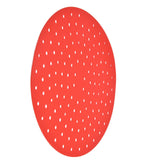 20cm Anti Slip Round Cooking Fryer Mat Anti Sticking Silicone Steamer Liners For KitchenRed