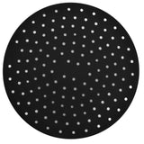 20cm Anti Slip Round Cooking Fryer Mat Anti Sticking Silicone Steamer Liners For KitchenBlack In Australia - Darrahopens